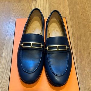 Hermes loafers - moccasins Colette -bleu indigo